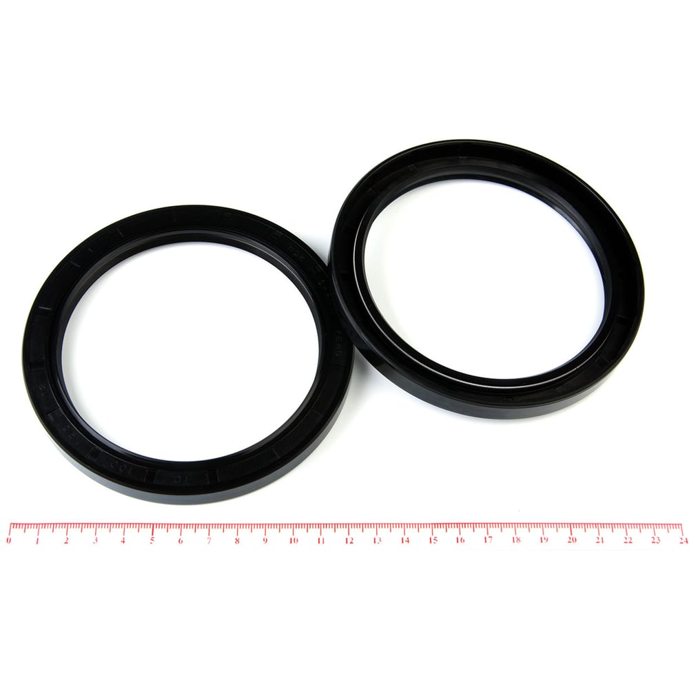 Изображение товара Сальник армированный HIMPT TC 100x125x12 мм NBR70 для надежных уплотнений