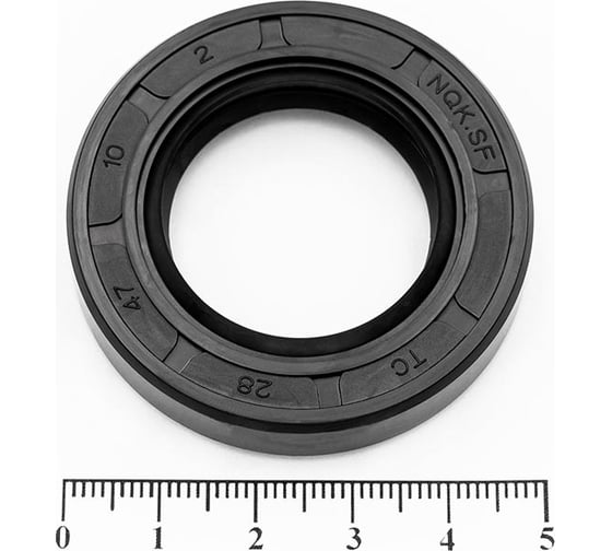 Изображение товара Сальник (манжета армированная) HIMPT TC 28x47x10 мм, NBR70 00028004583
