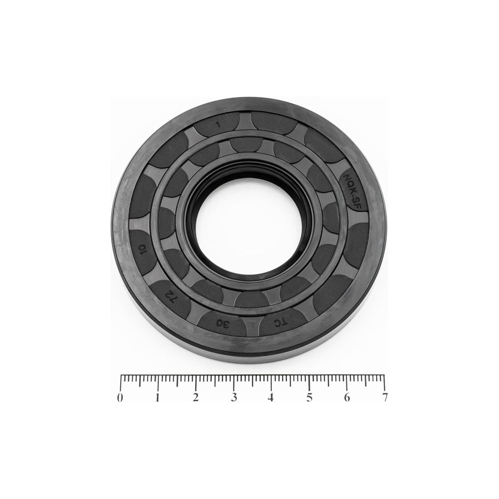 Изображение товара Сальник армированный HIMPT TC 30x72x10 мм NBR70 защитный механизм