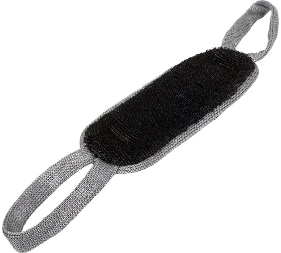 Изображение товара Мужская двухсторонняя мочалка из полипропилена Банные Штучки 37х13 см, 57х13 см с ручками 40175