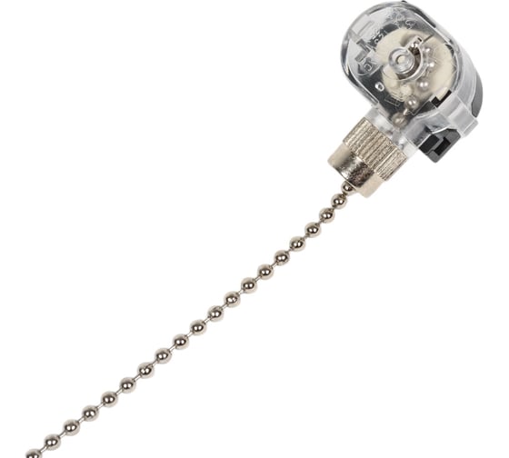 Изображение товара Выключатель для бра с цепочкой 27 мм REXANT silver 32-0101-1