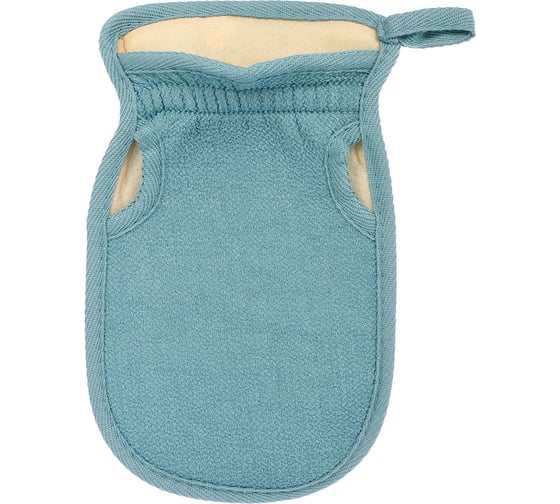 Изображение товара Мочалка "Королевский пилинг" Банные Штучки рукавица двусторонняя на резинке, 13.5х23 см 41295