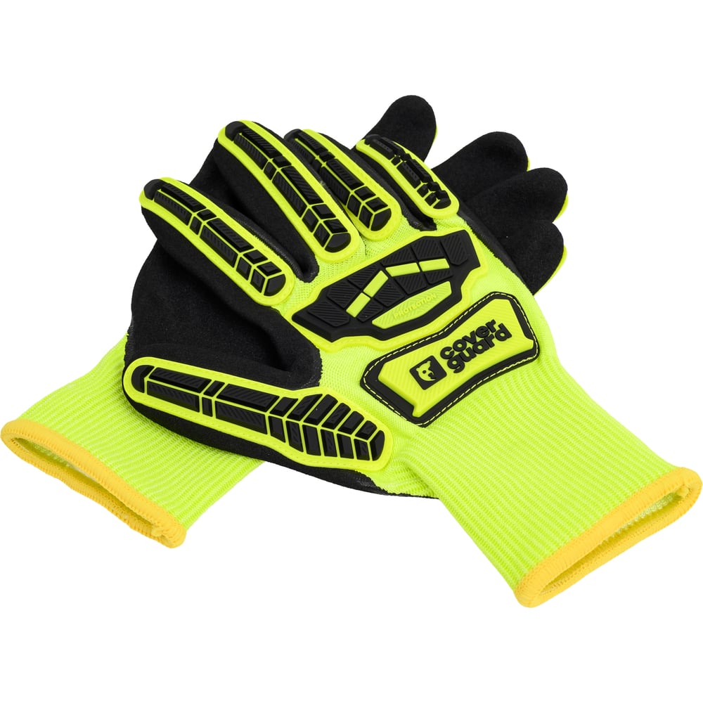 Изображение товара Противоударные антипорезные перчатки COVERGUARD EUROCUT IMPACT 100 желтые, 10 1CHIC60 5450564040304