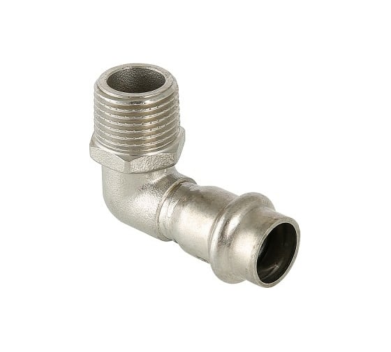 Изображение товара Угольник с наружной резьбой VALTEC нержавеющая сталь 15x1/2 VTi.953.I.001504