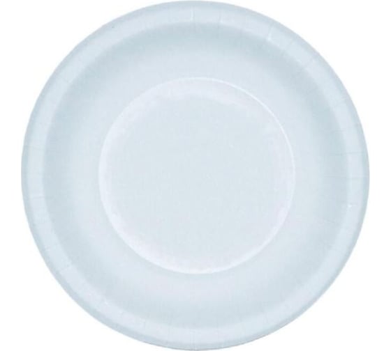 Изображение товара Одноразовая тарелка ООО Комус 21 см, белая, 500 шт 1809958