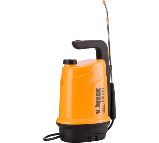 Изображение товара Аккумуляторный опрыскиватель ООО КЗНМ 5л v-black smart с металлической телескопической штангой и латунной форсункой 529664