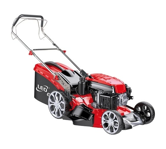 Изображение товара Газонокосилка LEO LM48Z-L, 171 сс, высота регулировки 30-80 мм, ширина кошения 48 см, самоходная, бак на 70 л, корпус сталь 1872