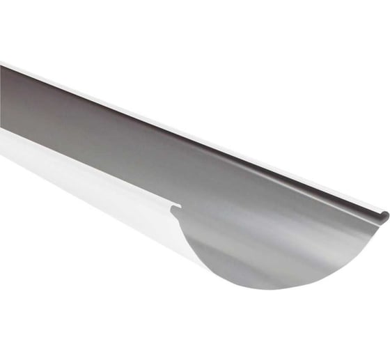 Изображение товара Водосточный желоб NIKA круглый D185 RAL9003 3 м ПРОЕКТ В0000043052