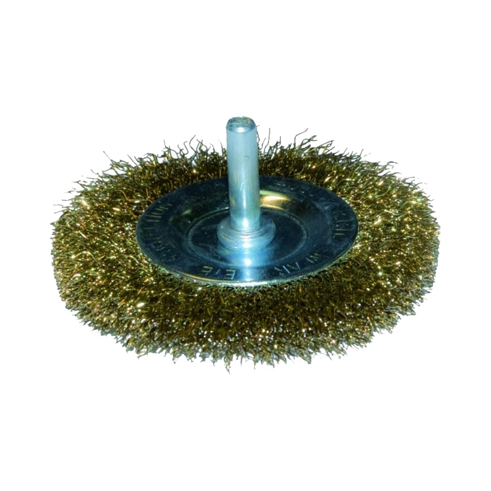 Изображение товара Щетка-крацовка плоская 75 мм со шпилькой из латунированной стали