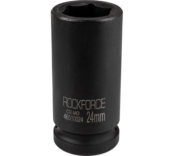Изображение товара Головка торцевая ударная удлиненная (24 мм; L=85 мм; 3/4DR) ROCKFORCE RF-46510024(2519)