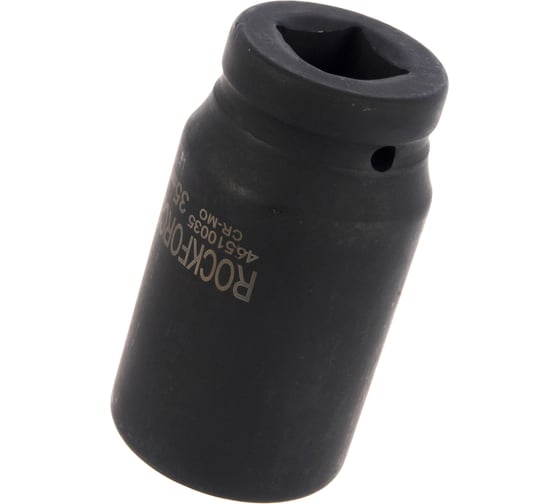 Изображение товара Головка торцевая ROCKFORCE 35мм 3/4 6-гранная ударная удл L=80мм RF-46510035(434)