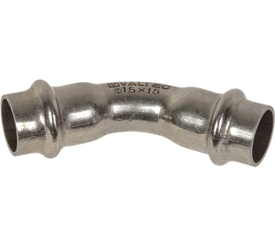 Изображение товара Угольник  VALTEC внутренняя-внутренняя, нержавеющая сталь 15 VTi.959.I.001515