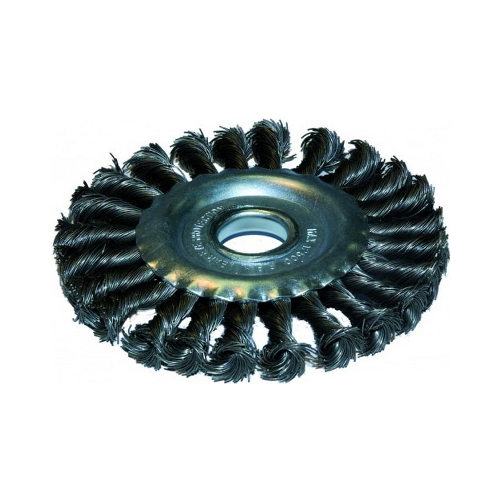 Изображение товара Щетка-крацовка плоская 125х22.2 мм, витая стальная проволока 888 3492125 Изображение товара Щетка-крацовка плоская 125х22.2 мм, витая стальная проволока 888 3492125