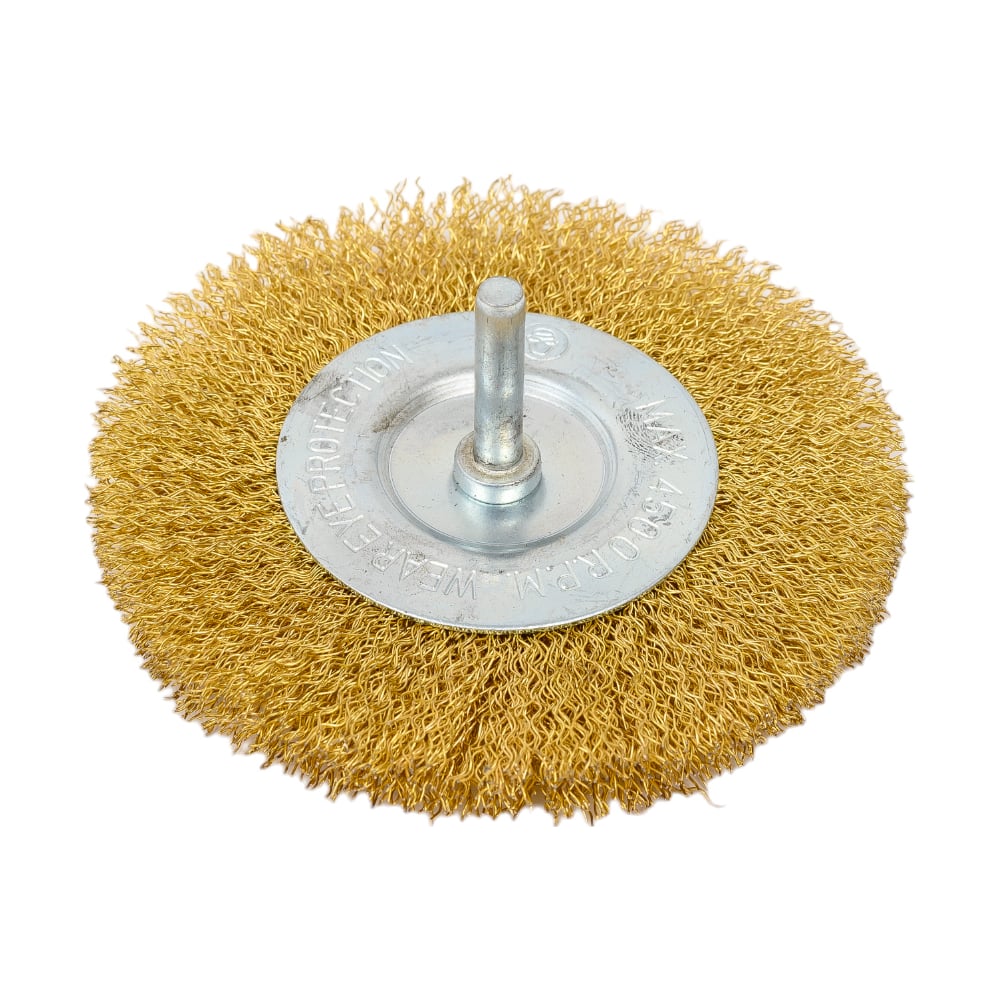Изображение товара Щетка-крацовка плоская 100 мм со шпилькой, крученая стальная проволока 888 3496100