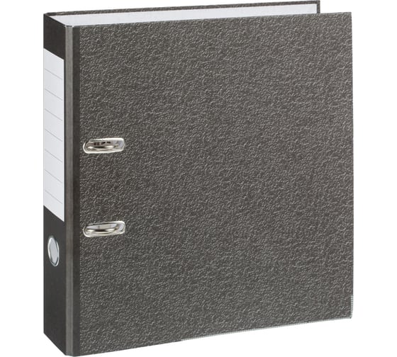 Изображение товара Папка-регистратор Attache, 75 мм металлический уголок, бюджет реестр черно-белый 1619226