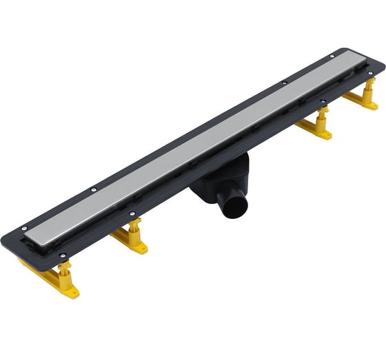 Изображение товара Линейный трап ALLEN BRAU INFINITY с двухсторонней вставкой, нержавеющая сталь/под плитку, 850мм 9.50006.SS 00324843