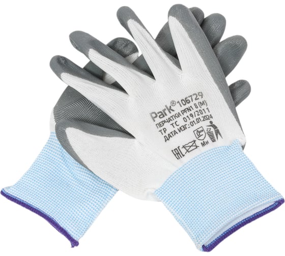Изображение товара Рабочие перчатки с нитриловым покрытием PARK pfn1 размер M 106729