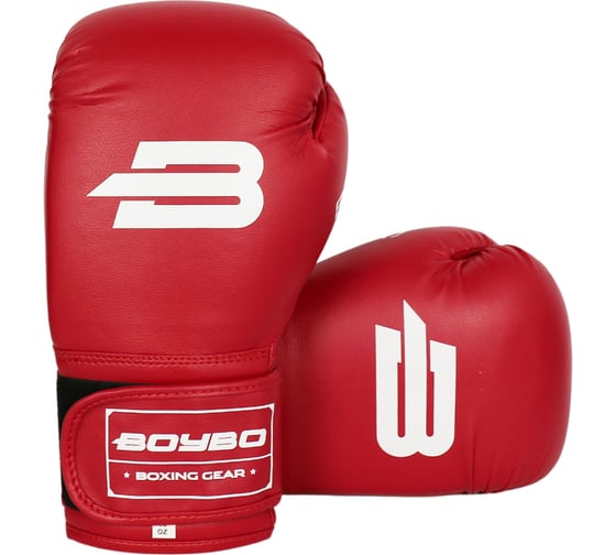 Изображение товара Боксёрские перчатки Boybo basic bbg100 красные 4631143613541