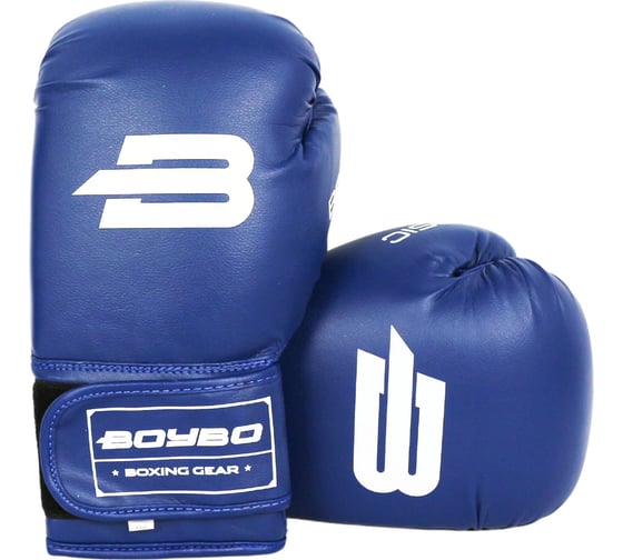 Изображение товара Боксёрские перчатки Boybo basic bbg100 синие 4631143613497