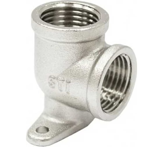 Изображение товара Угольник STI с креплением 1/2 никелированный 770