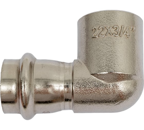 Изображение товара Угольник VALTEC с внутренней резьбой, нержавеющая сталь 22x3/4 VTi.952.I.002205