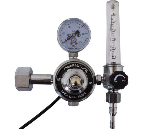 Изображение товара Регулятор углекислого газа/аргона У-30/АР-40П Brima /К /36 В/ 12752