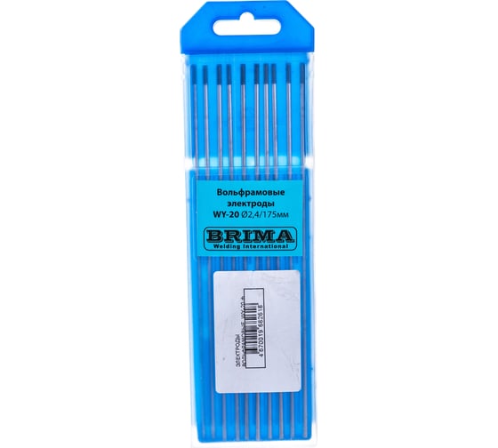 Изображение товара Электроды вольфрамовые Brima WY-20 ф 2.4х175мм /уп 10шт/ 7523