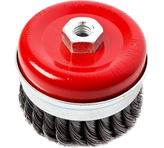Изображение товара Кордщетка чашеобразная витая усиленная (100 мм; М14) для МШУ REDVERG 6623612