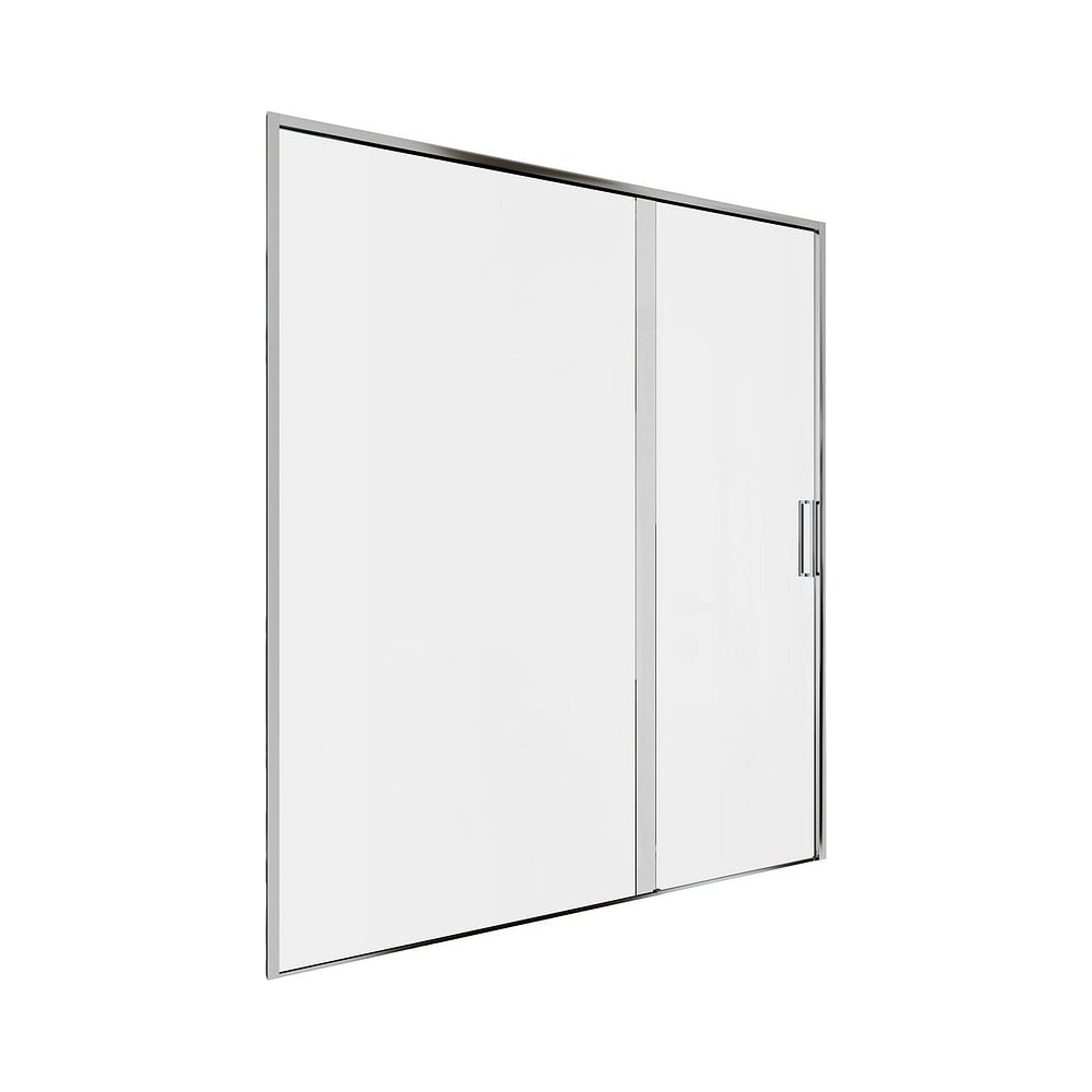 Изображение товара Дверь в нишу Aquanet Pleasure Evo 1600 мм хром/прозрачное стекло