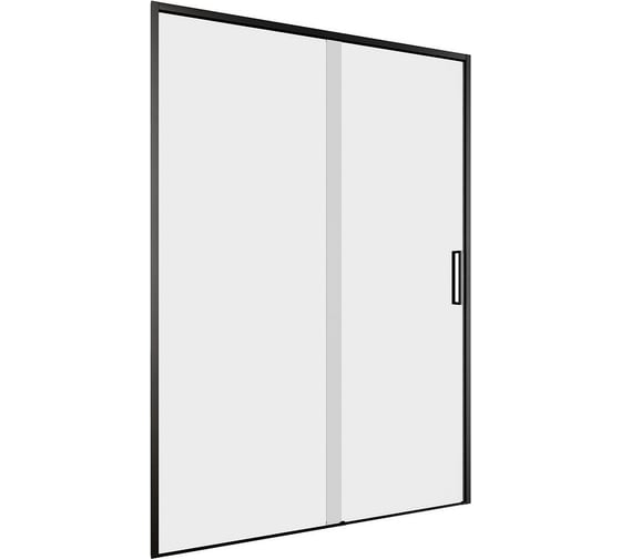 Изображение товара Дверь в нишу Aquanet Pleasure Evo, 1300 мм, черн.анод./прозр. Easy Clean AE65-N130-BT 00312539