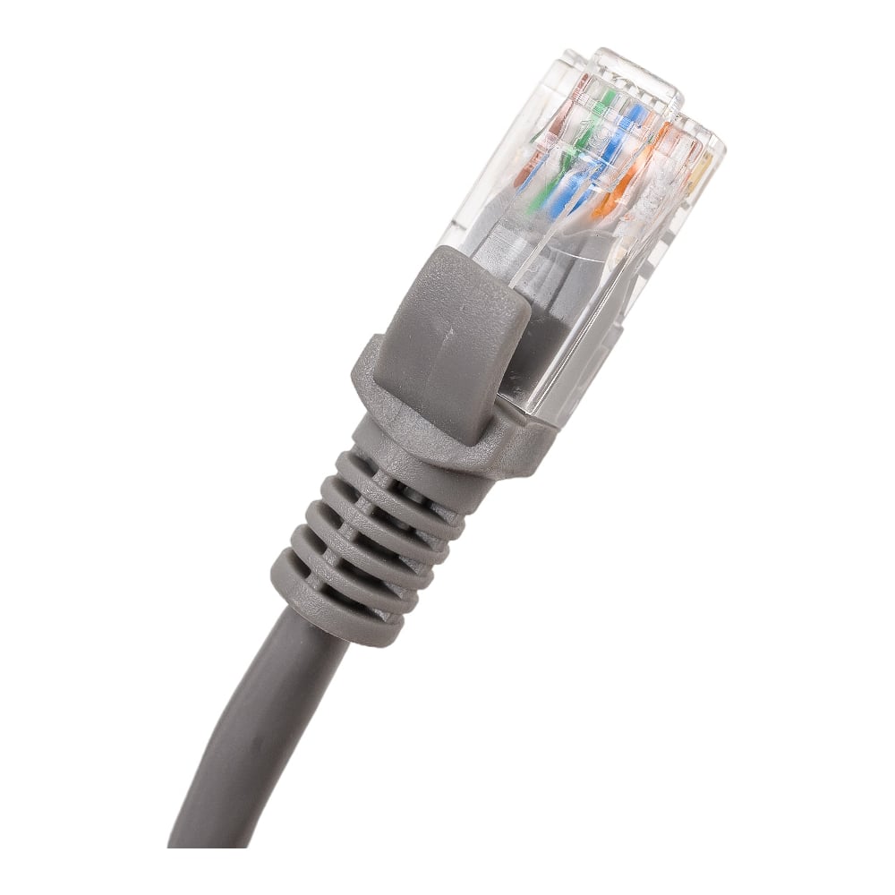 Изображение товара Патч-корд Ripo standard utp4 cat 5e 10 м серый RJ45