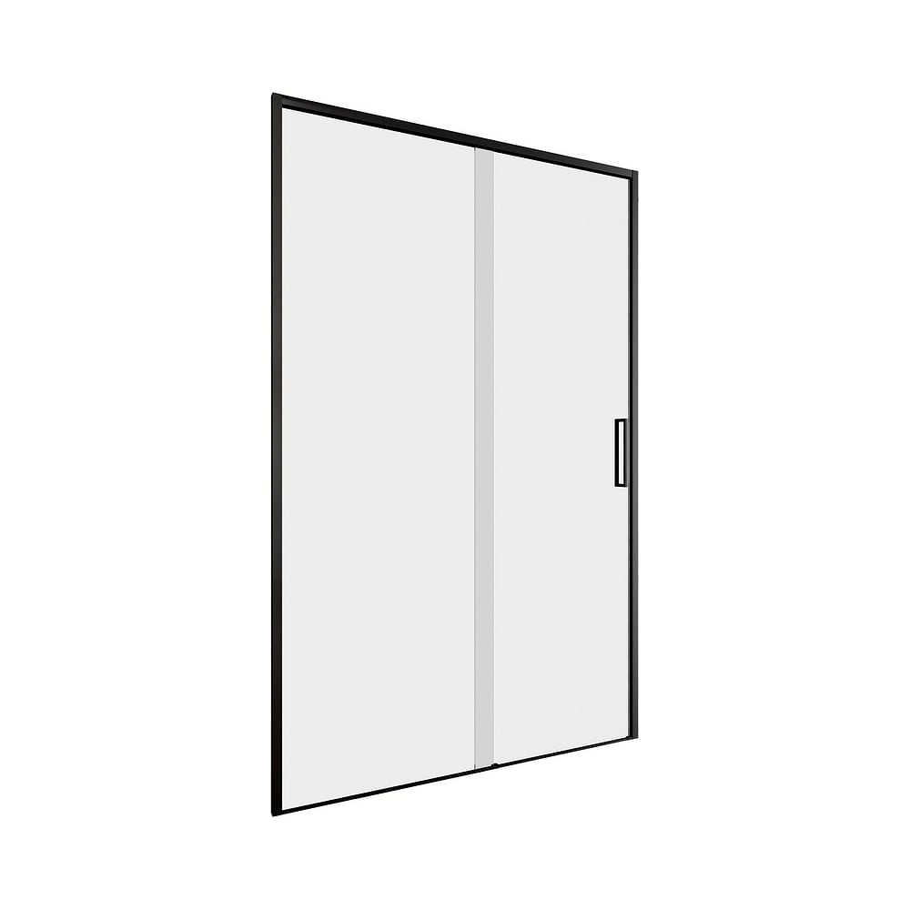 Изображение товара Дверь в нишу Aquanet Pleasure Evo 1200 мм прозрачная раздвижная с анодированным профилем