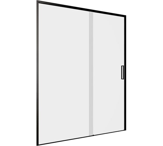 Изображение товара Дверь в нишу Aquanet Pleasure Evo, 1400 мм, черн.анод./прозр. Easy Clean AE65-N140-BT 00312541