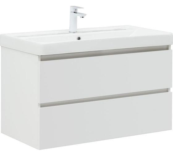 Изображение товара Тумба Aquanet Вега 90 2 ящ. цв.белый глянец 00316683