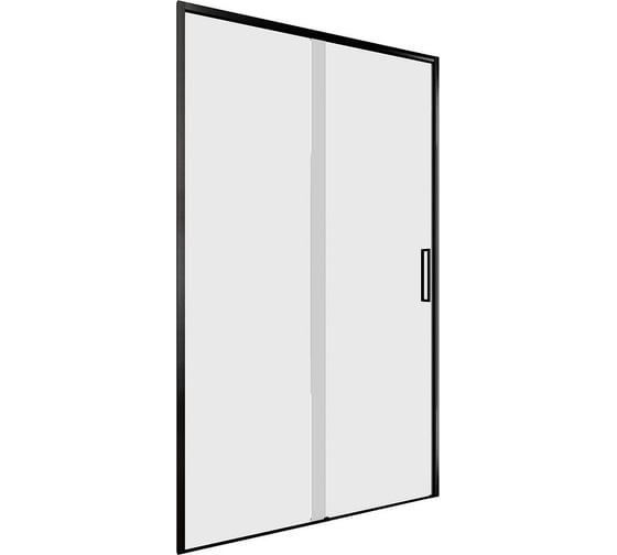 Изображение товара Дверь в нишу Aquanet Pleasure Evo, 1100 мм, черн.анод./прозр. Easy Clean AE65-N110-BT 00312535