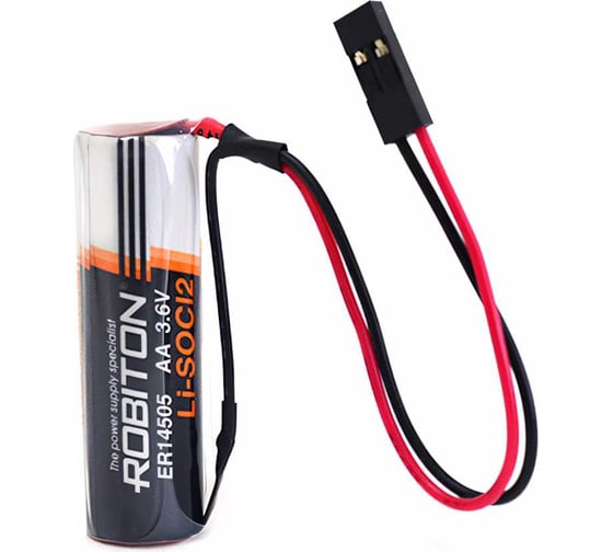 Изображение товара Элемент питания Robiton ER14505-DP AA с коннектором PH1 12139