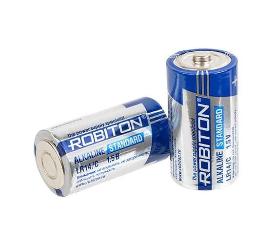 Изображение товара Элемент питания Robiton STANDARD LR14 BULK125, в упаковке 125 шт 13803