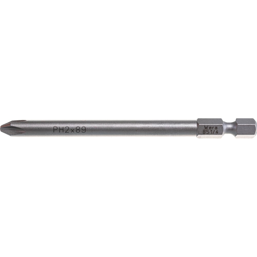 Изображение товара Бита Z PH2, 89 мм WERA WE-059775 - идеальный инструмент для вашего шуруповерта