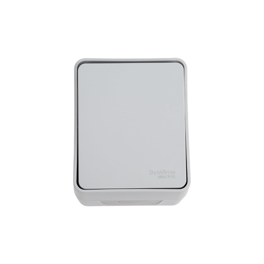 Изображение товара 1-клавишный выключатель с самовозвратом Systeme Electric Atlasdesign profi ip54 о/у 10 ах, серый ATN543015