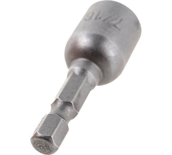 Изображение товара Головка-вставка магнитная Эврика 11мм 7/16 6-гранная для шуруповерта L=45мм ER-90506 990397