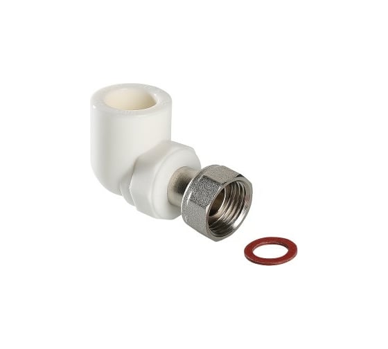 Изображение товара Угольник PPR с накидной гайкой VALTEC 25х1 VTp.758.0.02506