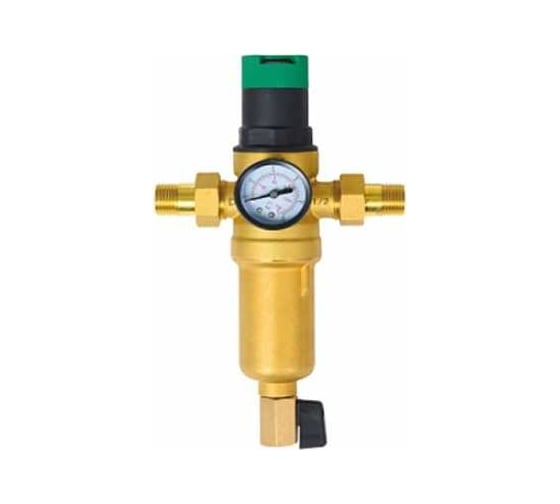 Изображение товара Фильтр с редуктором и манометром STI С-01 латунный корпус 1/2 н/н ТТ000015095