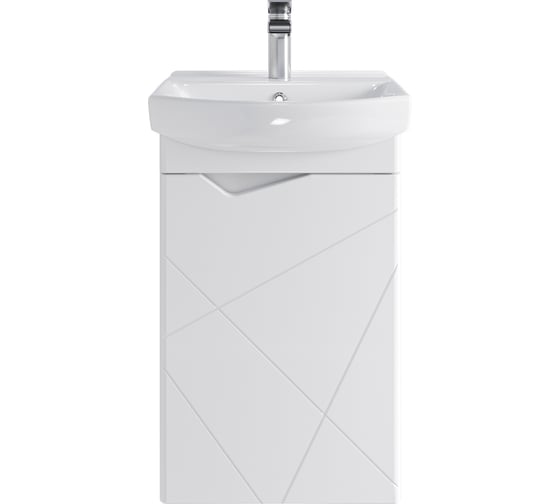 Изображение товара Тумба универсальная Sanstar линни 45 без раковины для ванной комнаты, белая 400.1-1.4.1 400.1-1.4.1 400.1-1.4.1