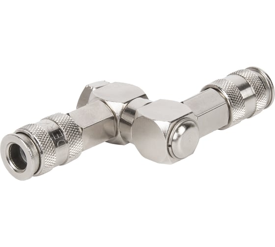 Изображение товара Разветвитель пневматический (1/4F; 2 выхода рапид EURO) WIEDERKRAFT WDK-83RL