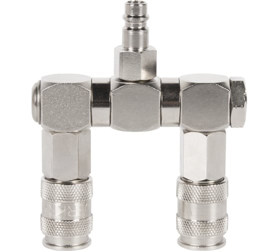 Изображение товара Разветвитель пневматический с вращающимися соединениями ( 2 выхода рапид EURO) WIEDERKRAFT WDK-83RLL