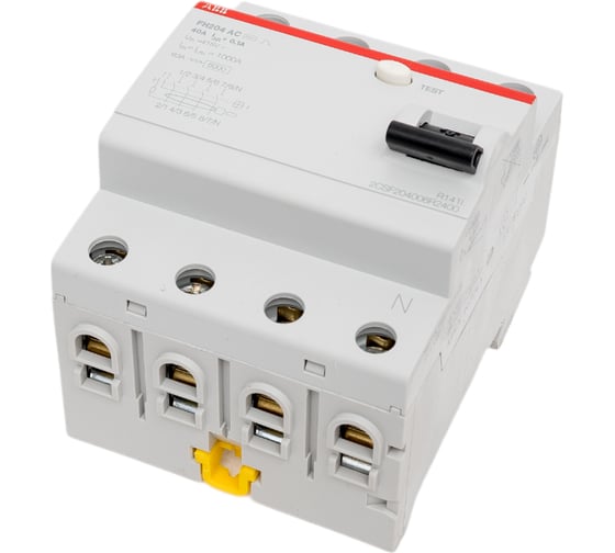 Изображение товара Выключатель дифференциального тока ABB 4 модуля FH204 AC-40/0,1 2CSF204006R2400