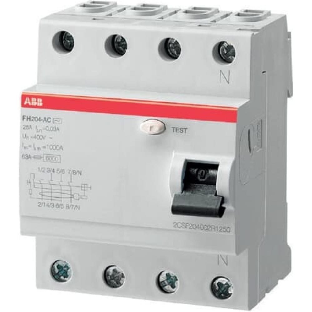 Выключатель дифференциального тока ABB - 2CSF204003R3250