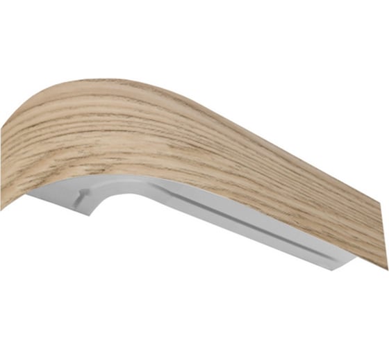 Изображение товара Карниз Эскар классика в сборе 3-х рядный, ясень шимо светлый, 5 см, 3,5 м, 712430350