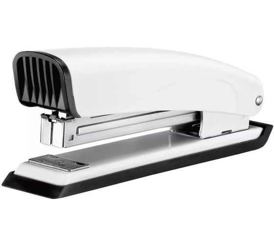 Изображение товара Степлер KW-Trio 055C6WHITE 24/6 26/6, 20 листов, встроенный антистеплер, белый, 210 скоб, металл/пластик 1954947