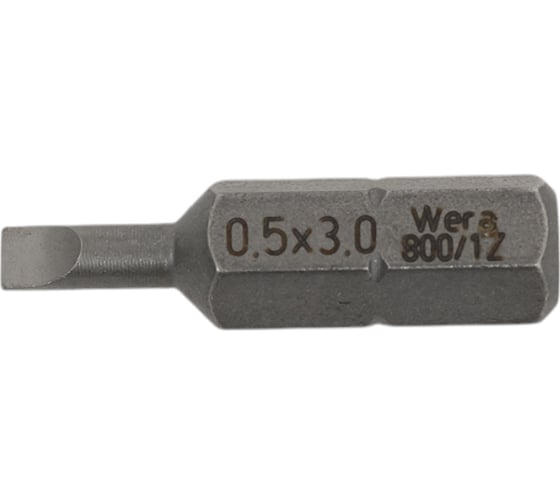Изображение товара Бита SL0,5x3,0x25 мм WERA WE-056200